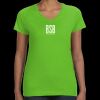 Women's V-Neck Fine Jersey Tee Thumbnail